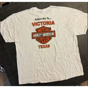 Men's Harley Davidson T Shirt - Victoria, TX -Sz 2XL
